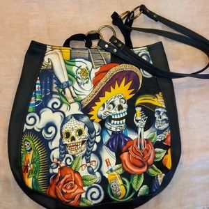 NEW Sugar skull purse